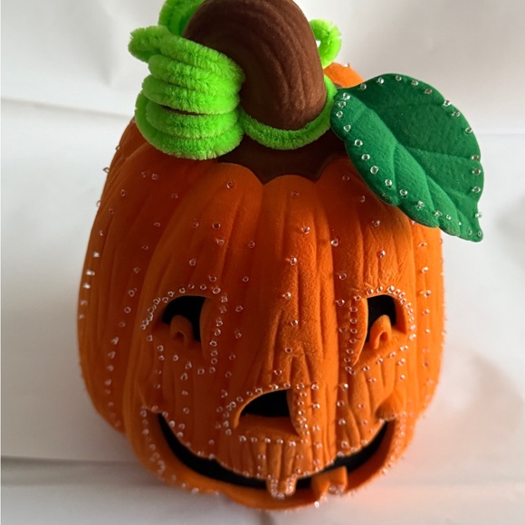 Fiber Optic Avon Glowing Pumpkin Decoration - Tested, Original Box, Vintage 2002 - Picture 5 of 16